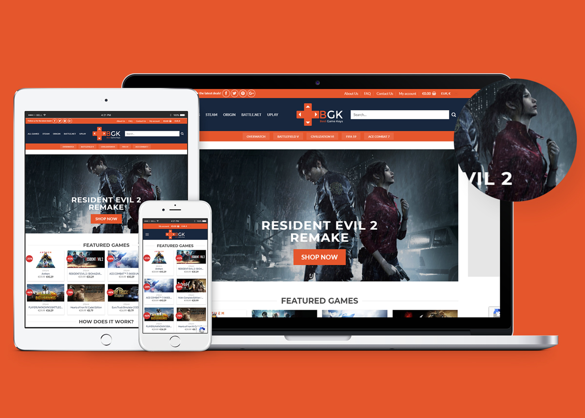 Best Game Keys Caron  Design